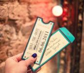 Invits tickets de concert vintage