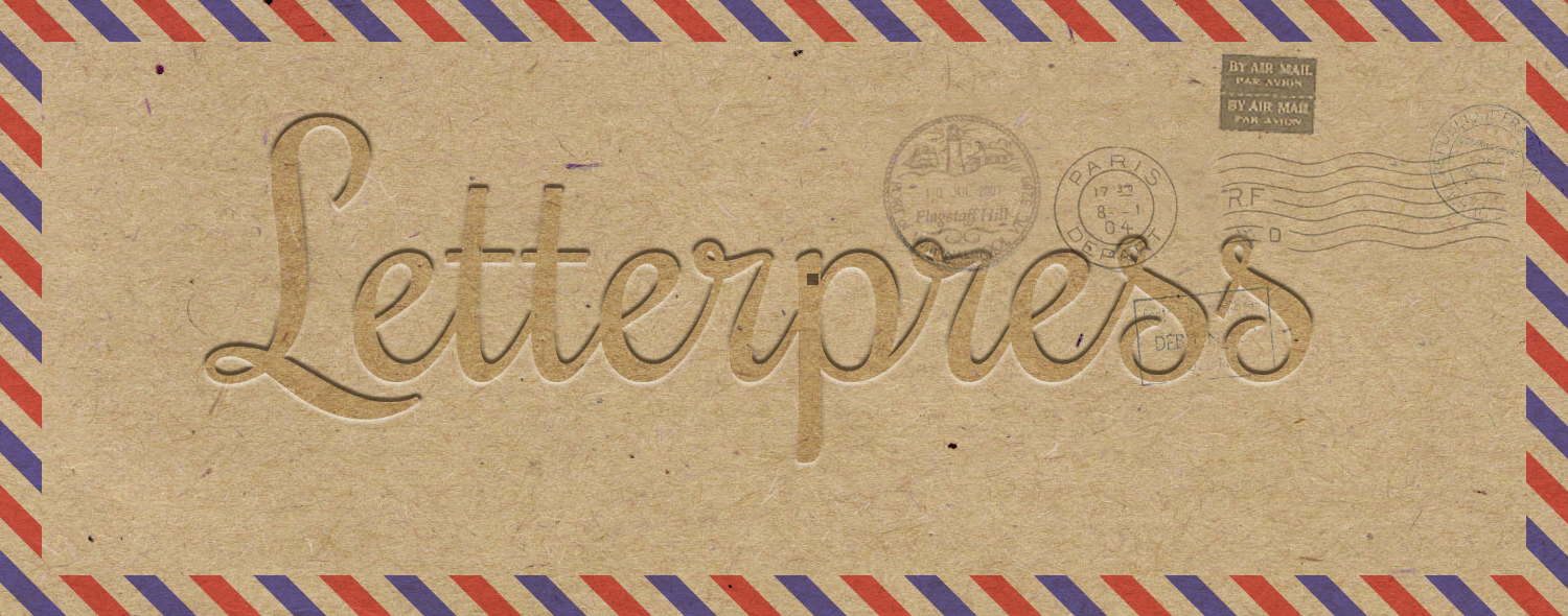 (Français) DIY – L’effet “letterpress” sur Photoshop