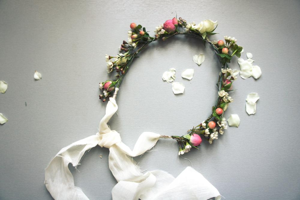 DIY – A crown of flowers