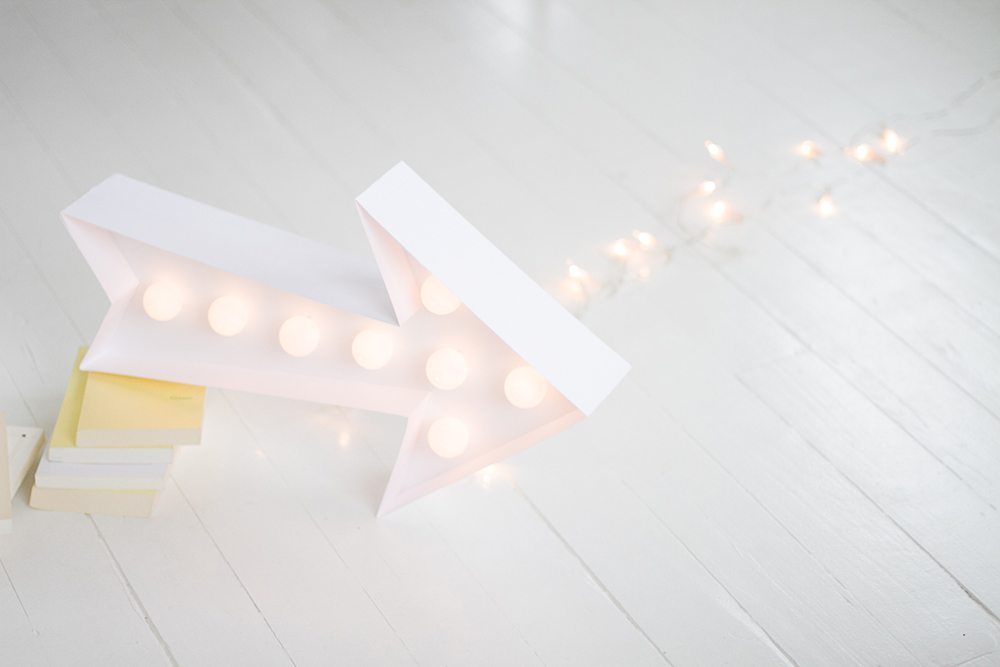 An easy marquee light