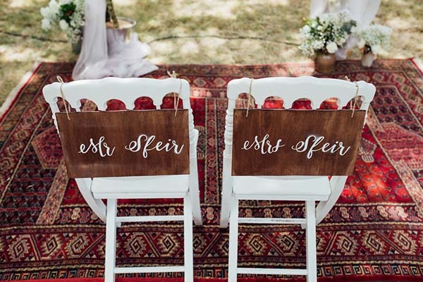 Mariage champêtre dans le Val de Loire