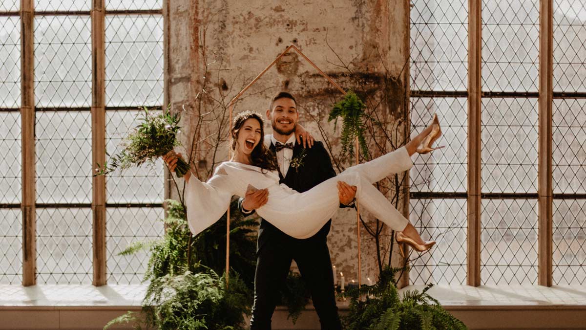 Un mariage végétal en Haute Alsace dans une ancienne chapelle