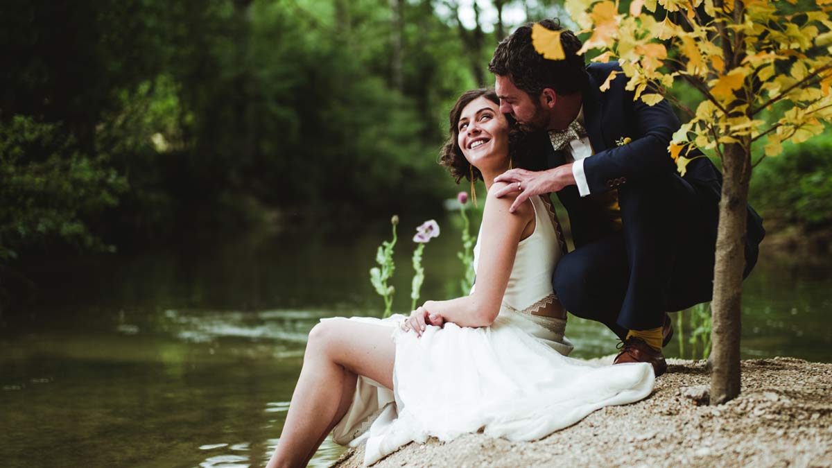 Elsa & Sébastien : un mariage dans les bois en Bourgogne