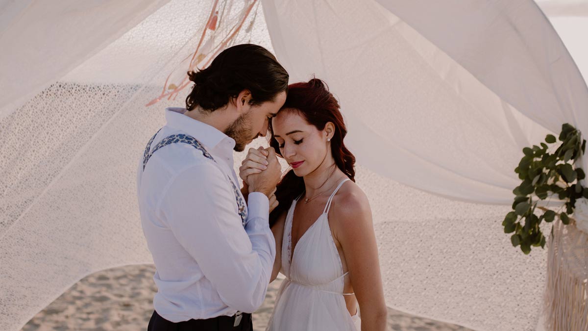 Inspiration pour un mariage bohème chic à Deauville