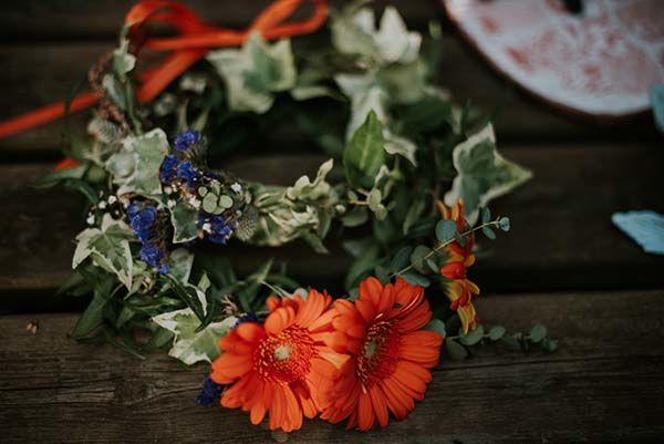 mariage bohême poetique pleine nature