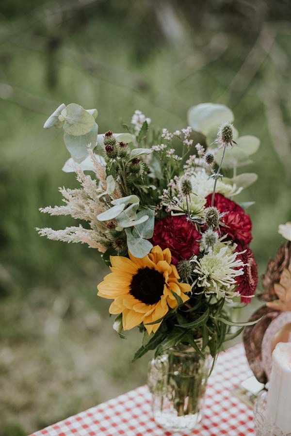 mariage bohême poetique pleine nature