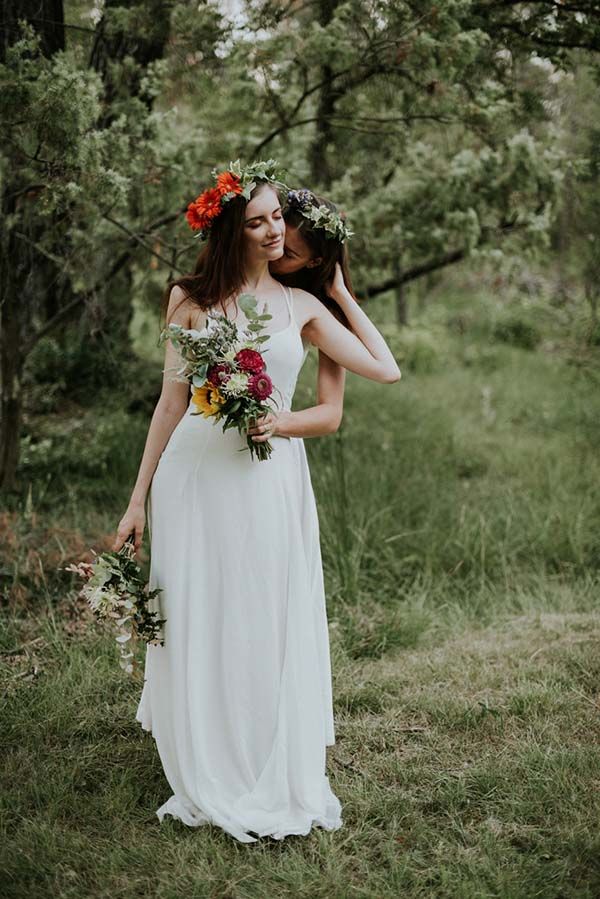 mariage bohême poetique pleine nature