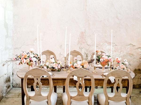 Inspirations mariage fleuri romantique