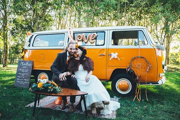 mariage hippie chic coloré