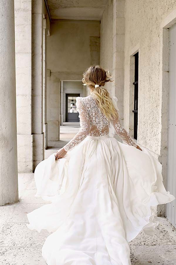 Caroline Takvorian des robes de mariee chic et romantique Blog mariage Mariage original pacs deco