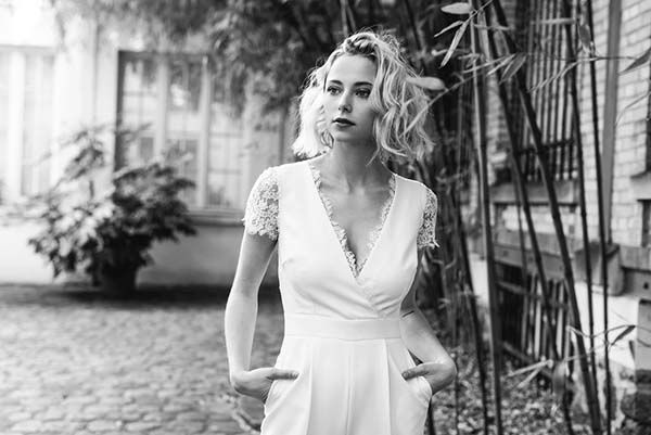 Harpe Pari robes mariée chic contemporaines