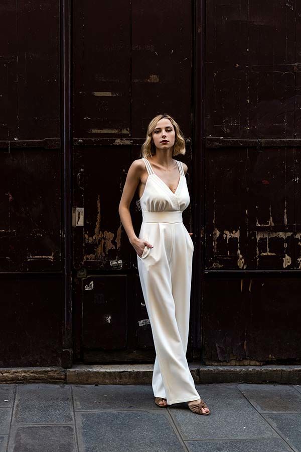 Harpe Pari robes mariée chic contemporaines