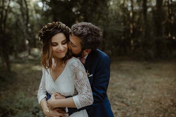 mariage bohême intimiste Normandie