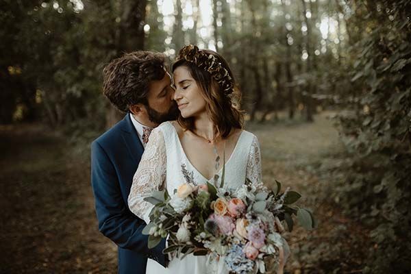 mariage bohême intimiste Normandie