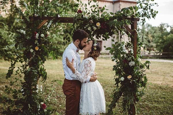 mariage cool fleuri Alsace