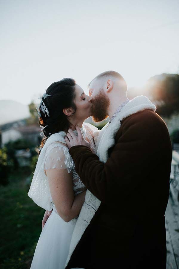 mariage romantique champêtre automne