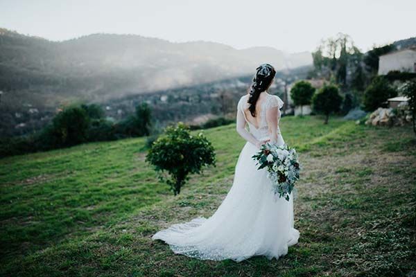 mariage romantique champêtre automne