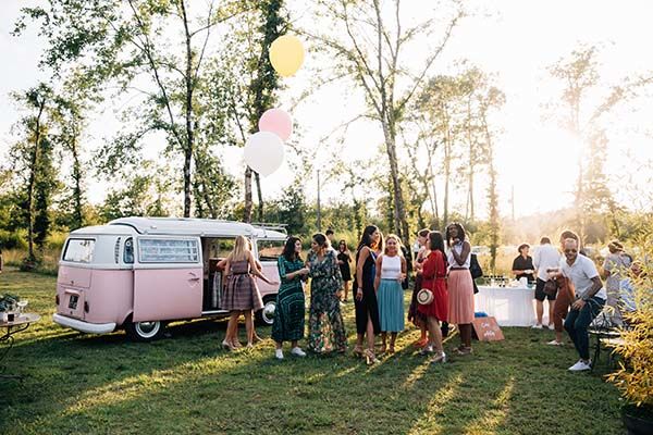 mariage cool coloré Aquitaine