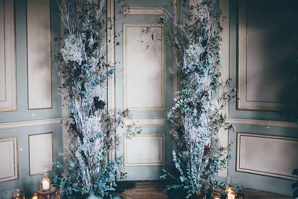 Inspirations mariage green romantique