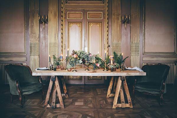 Inspirations mariage green romantique