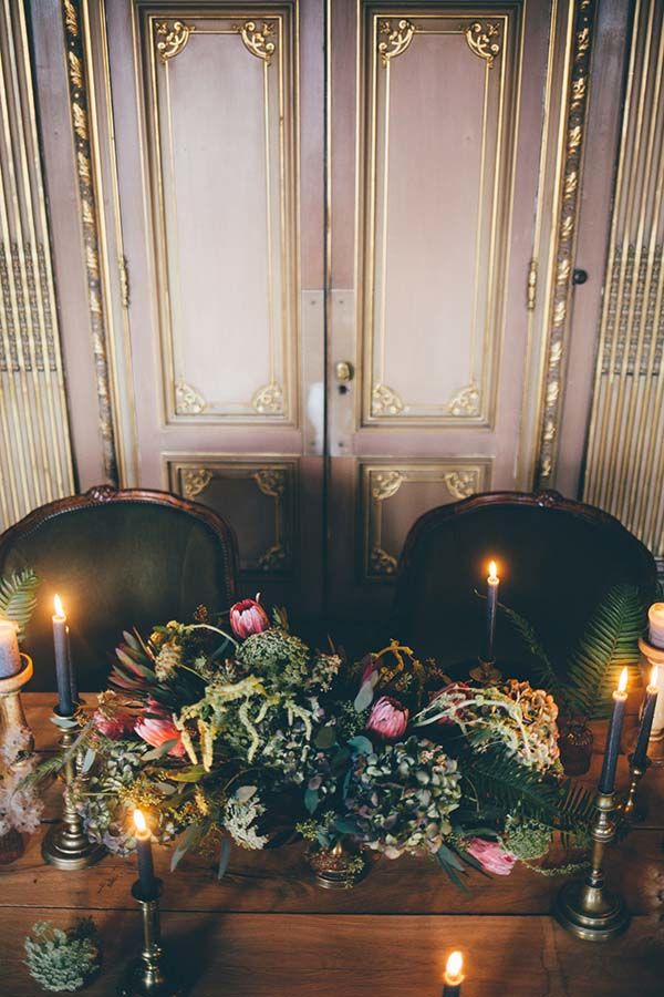 Inspirations mariage green romantique