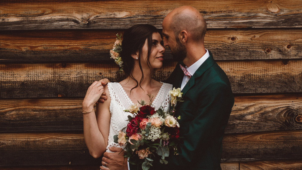 (Français) Anne-Catherine & Arnaud, mariage rétro et bohème en Alsace