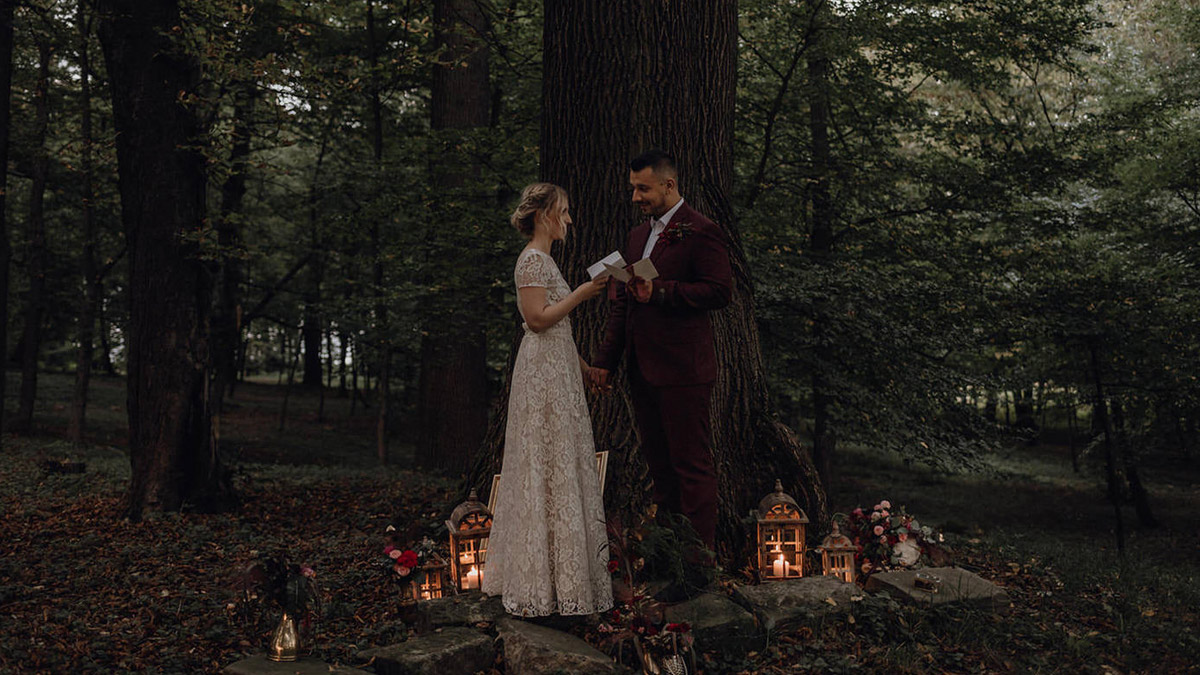 (Français) Inspirations pour un mariage intimiste & végétal en Pologne