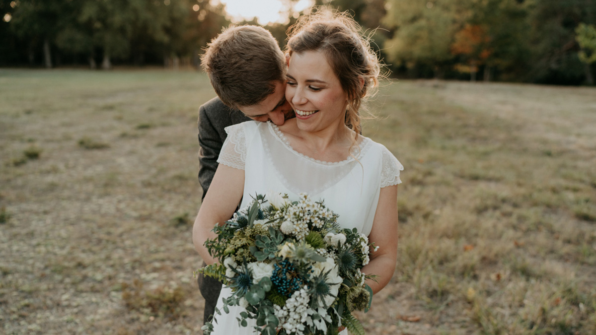 Charlotte & Benjamin, un mariage authentique et vintage à Tours