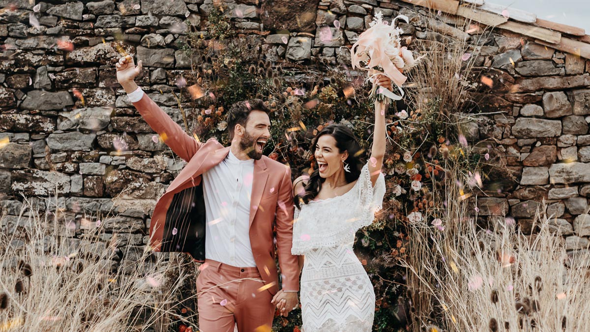 (Français) Inspirations pour un mariage bohème chic et coloré à Barcelone