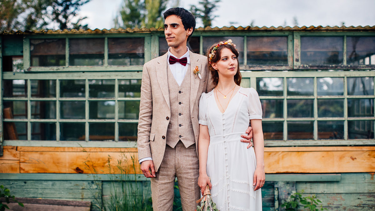 Sarah & Freddy, un mariage rétro et éco-friendly à Carcassonne