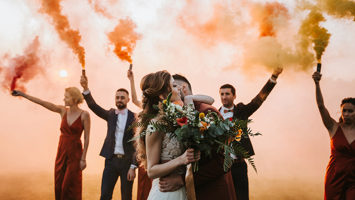 Idées pour un mariage fun, tendance et coloré en Provence