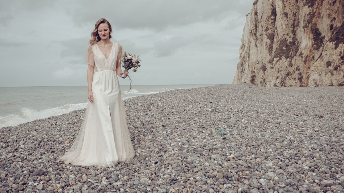 Idées pour un mariage minéral et romantique sur la côte d’Opale