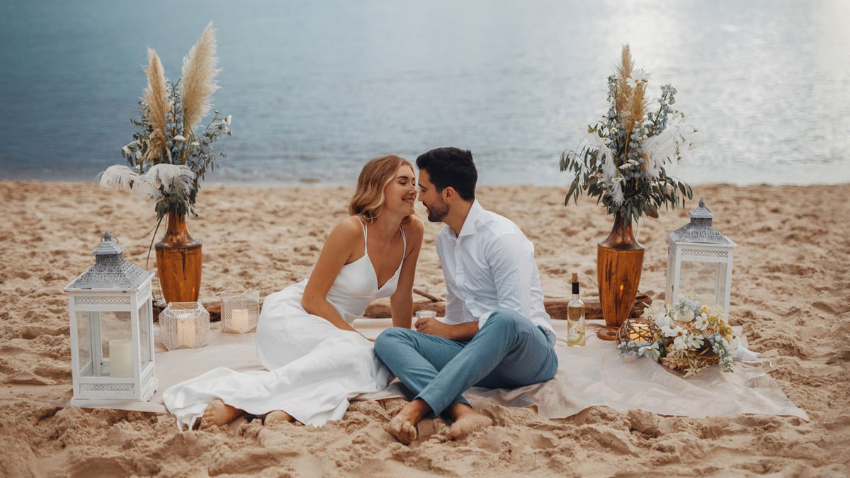 Inspirations pour un mariage naturel, élégant sur la côte Atlantique