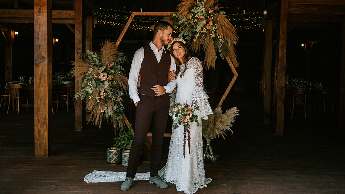 Inspirations pour un mariage végétal et bohème dans les Landes