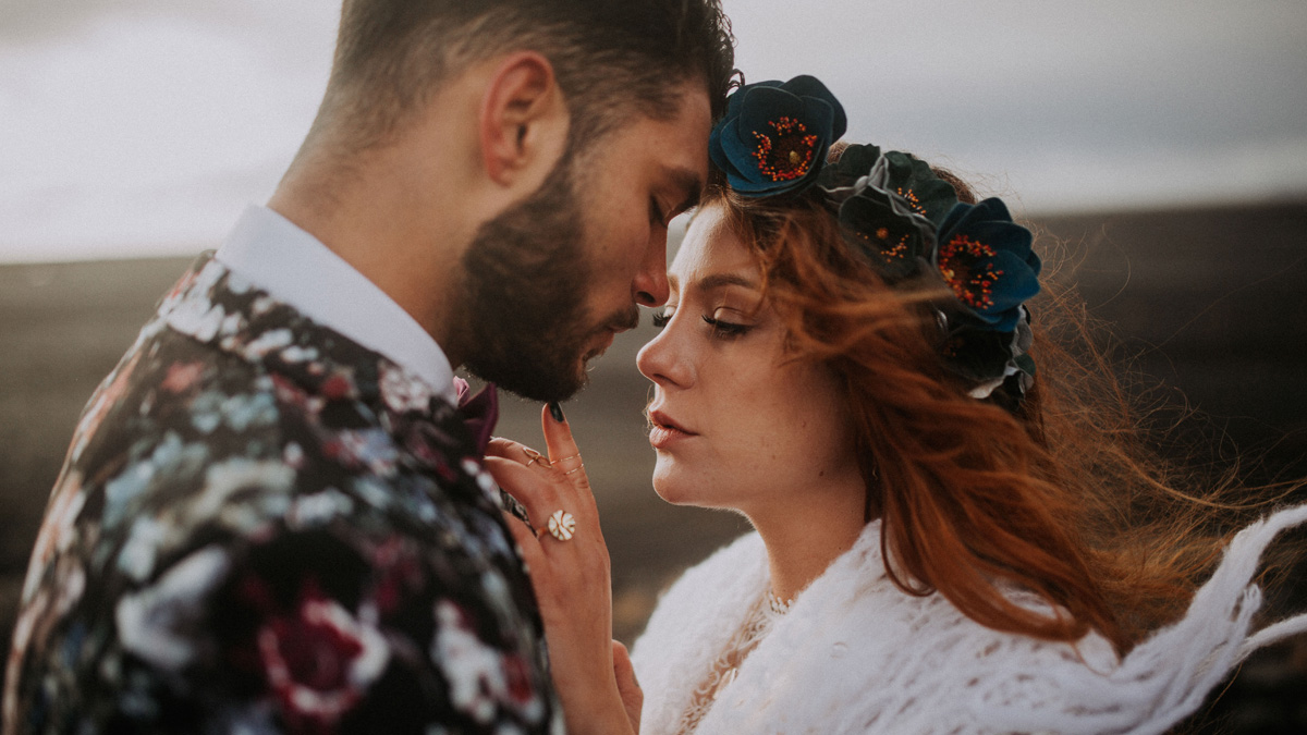 Inspirations pour un mariage bohème en Islande