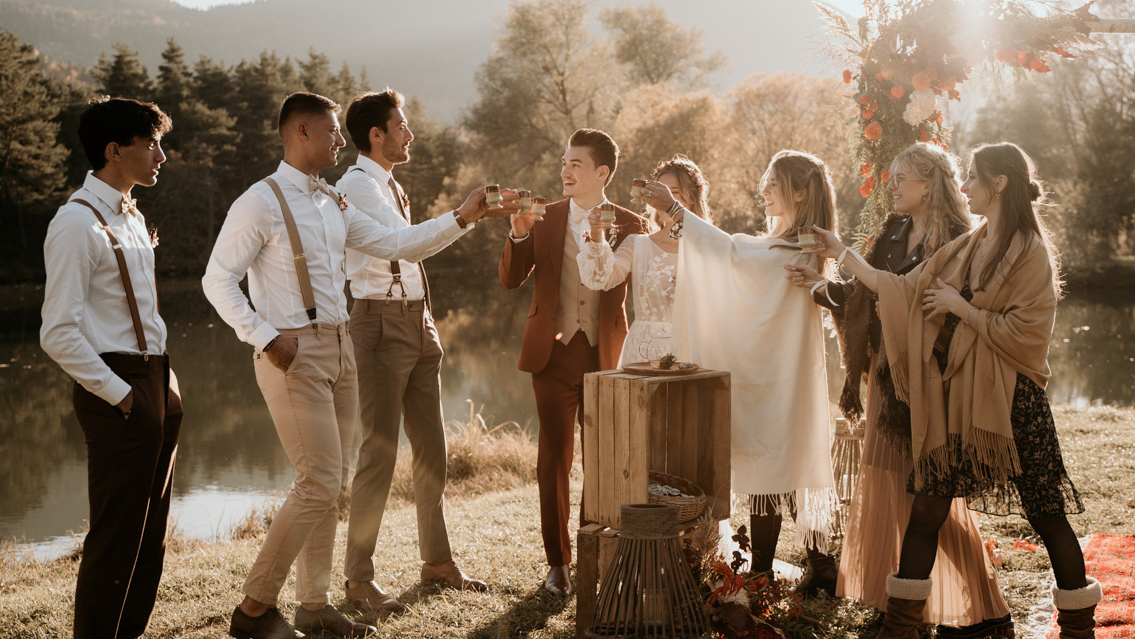 Léa et Victor, un élopement bohème, intimiste et cocooning