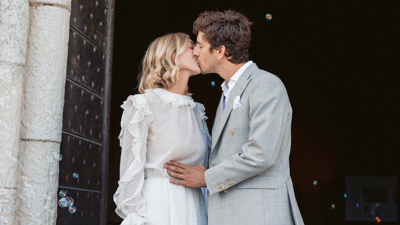 Marie et Jean-Baptiste, un mariage rétro et romantique en Gironde