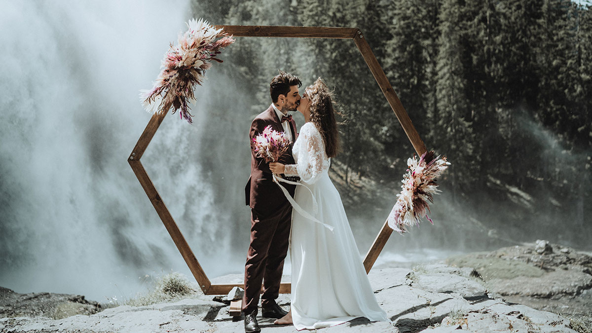 (Français) Inspirations pour un mariage bohème et intimiste en Haute Savoie