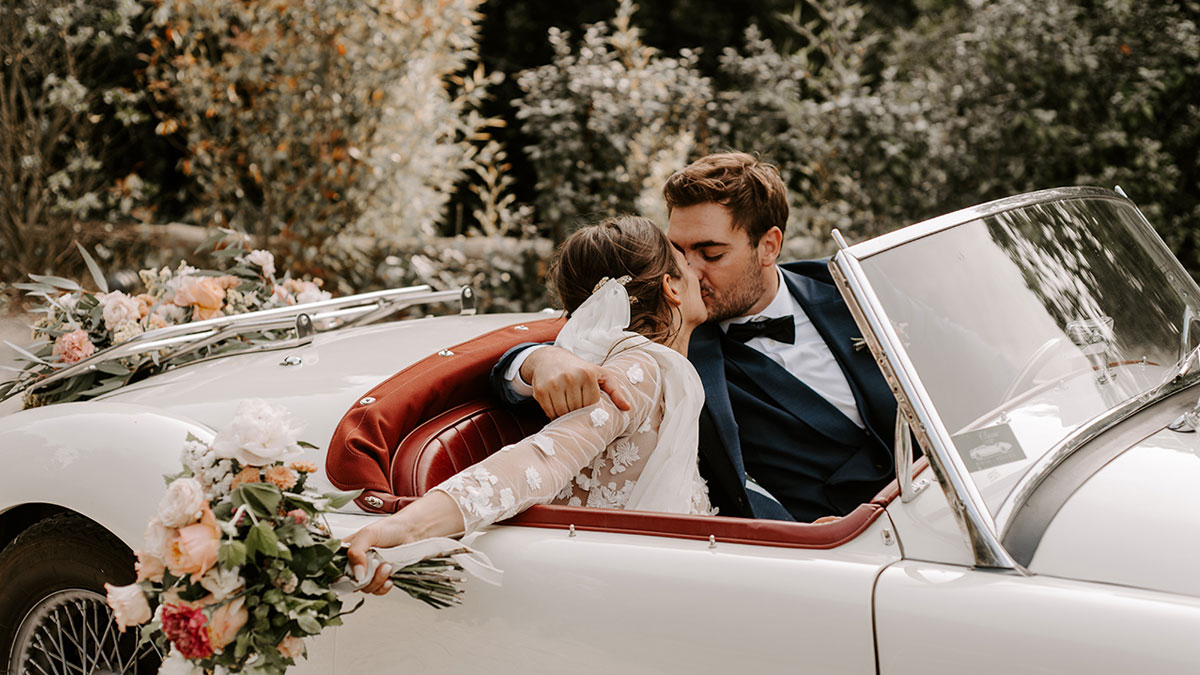 Charline & Wilfried, un mariage champêtre, rétro et coloré