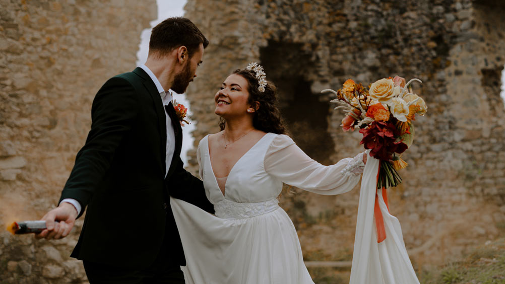 (Français) Un elopement au milieu des ruines