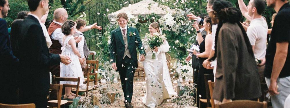 (Français) Marie et Sidaine, un mariage chic et romantique en dordogne