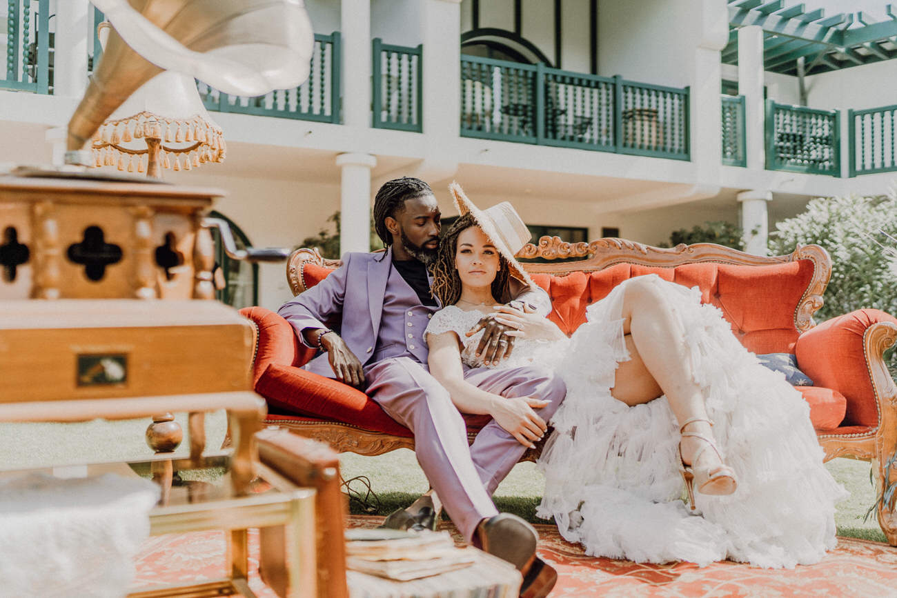 Un mariage jazzy et romantique