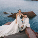 Cynthia & Florian, un mariage audacieux & ultra-stylé sur la Presqu’île du Cap Roux